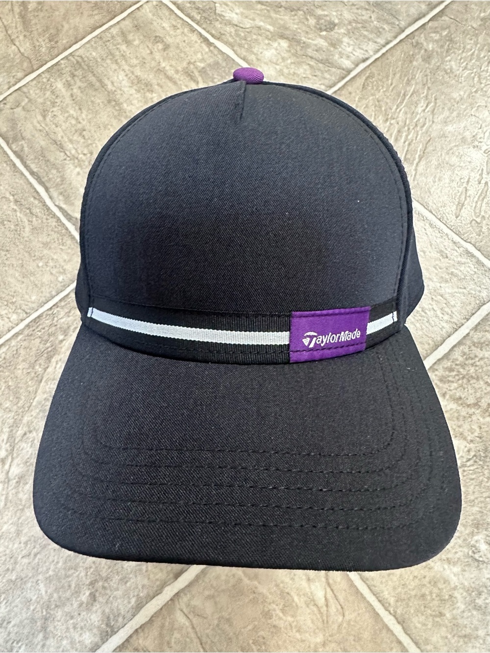 Taylormade Ribbon Golf Hat - Womens Black/Purple